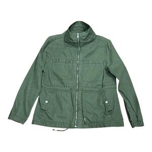 Old Navy Jacket Womens Medium Utility Full Zip Cargo Pocket Outershell